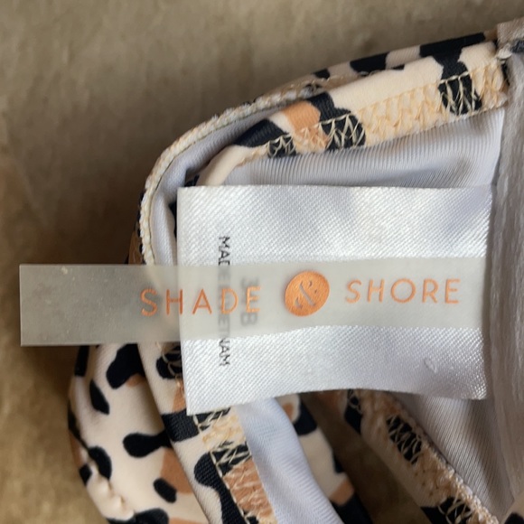 Shade & Shore cheetah bikini top size 34B - Picture 2 of 4